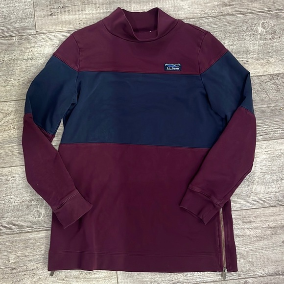 L.L. Bean Women’s Rugby Mockneck Tunic - Size Small - Picture 2 of 10